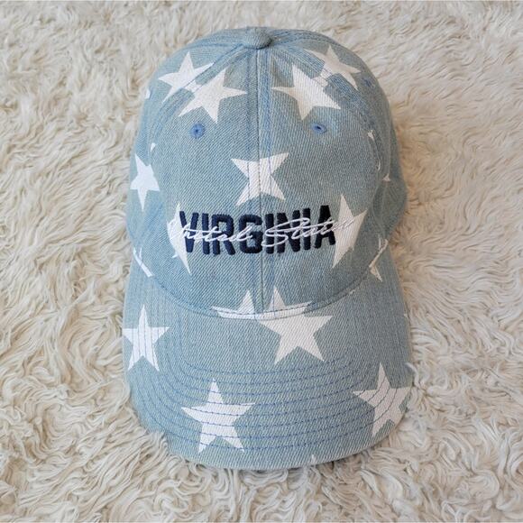 The Game Virginia United States Star Denim Hat Womens OS - Picture 7 of 7